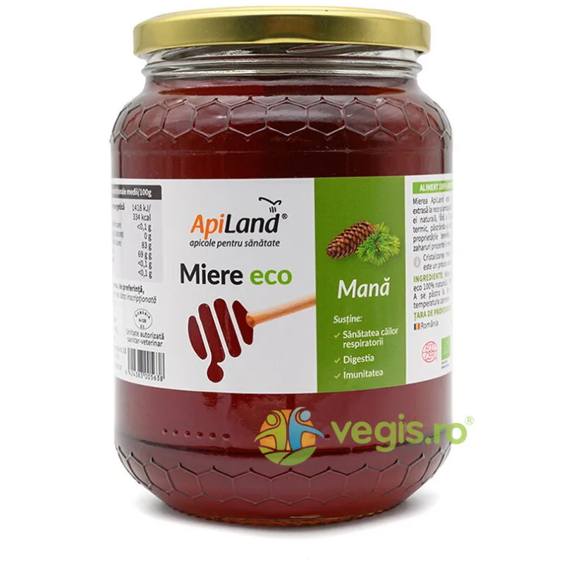 Miere de Mana Ecologica/Bio 1kg APILAND — preț și oferte