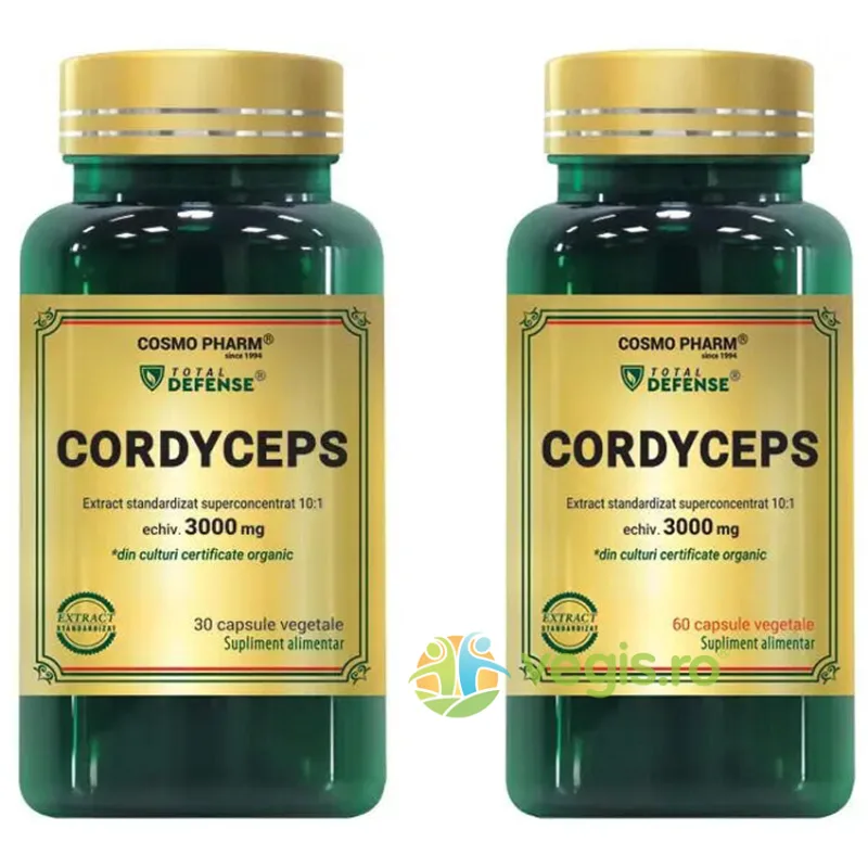 Cordyceps 300mg 60cps + 30cps COSMO PHARM — preț și oferte