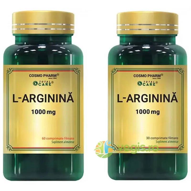 Pachet L-Arginina 1000mg 60tb + 30tb COSMO PHARM — preț și oferte