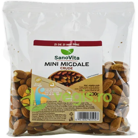 Mini Migdale 200g SANOVITA — preț și oferte