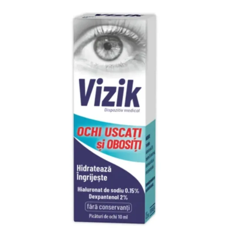 Vizik picaturi pentru ochi uscati si obositi, 10ml, Zdrovit — preț și oferte