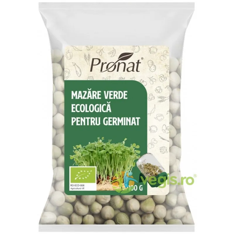 Mazare Verde pentru Germinat Ecologica/Bio 100g PRONAT — preț și oferte