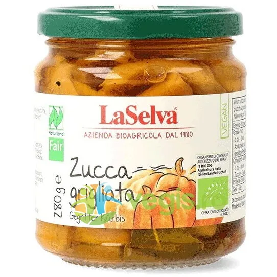 Dovleac la Gratar in Ulei de Masline Ecologic/Bio 280g LASELVA — preț și oferte
