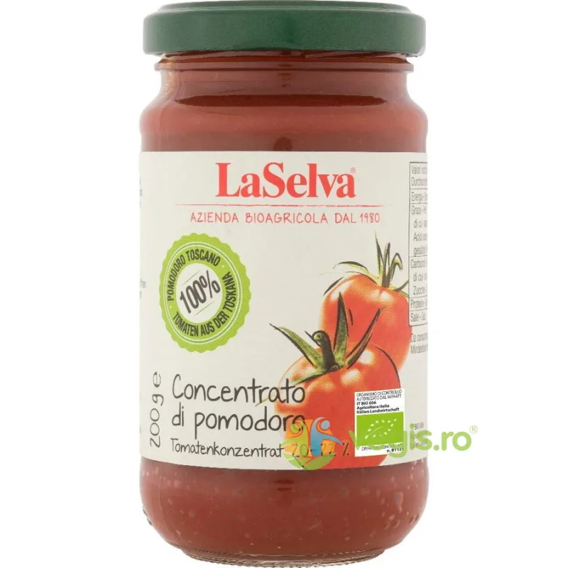 Concentrat de Rosii Ecologic/Bio 200g LASELVA — preț și oferte