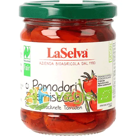 Rosii Semi-Uscate in Ulei de Masline Ecologice/Bio 180g LASELVA — preț și oferte