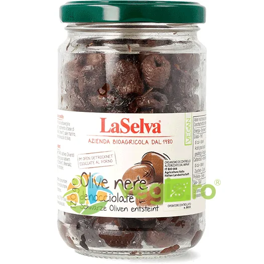 Masline Negre Coapte fara Samburi Ecologice/Bio 120g LASELVA — preț și oferte