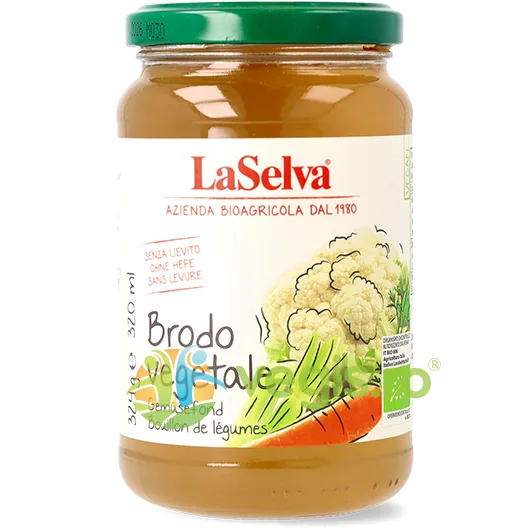 Baza pentru Supa din Legume Ecologic/Bio 320ml LASELVA — preț și oferte