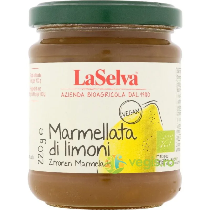 Marmelada de Lamaie Ecologica/Bio 220g LASELVA — preț și oferte