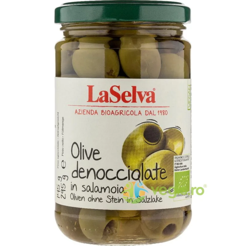 Masline Verzi in Saramura fara Samburi Ecologice/Bio 295 LASELVA — preț și oferte