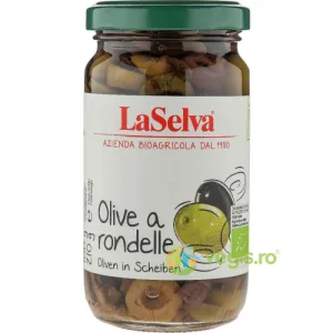 Masline Verzi Kalamata Taiate Bucati Ecologice/Bio 210g