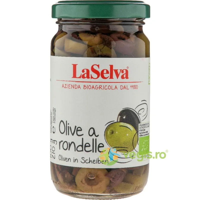 Masline Verzi Kalamata Taiate Bucati Ecologice/Bio 210g LASELVA — preț și oferte
