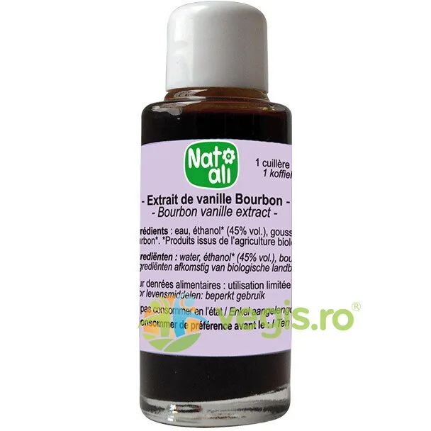 Extract de Vanilie Bourbon Ecologic/Bio 15ml NAT-ALI — preț și oferte