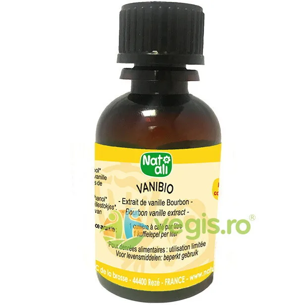 Extract de Vanilie Bourbon Ecologic/Bio 30ml NAT-ALI — preț și oferte