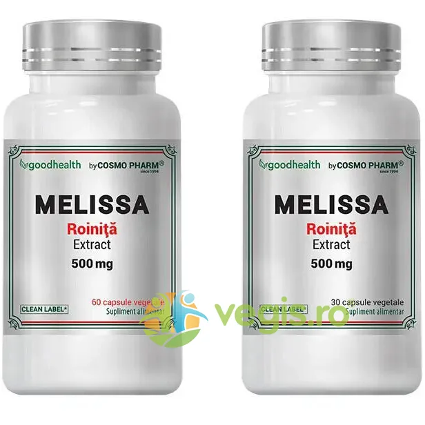 Pachet Melissa (Roinita) Extract 500mg 60cps + 30cps COSMO PHARM — preț și oferte