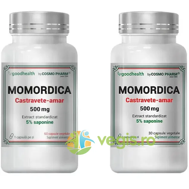 Pachet Momordica (Castravete Amar) 60cps + 30cps COSMO PHARM — preț și oferte