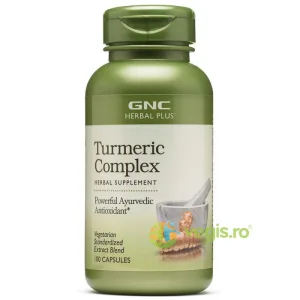 Complex cu Turmeric (Curcumin)  Herbal Plus 100cps