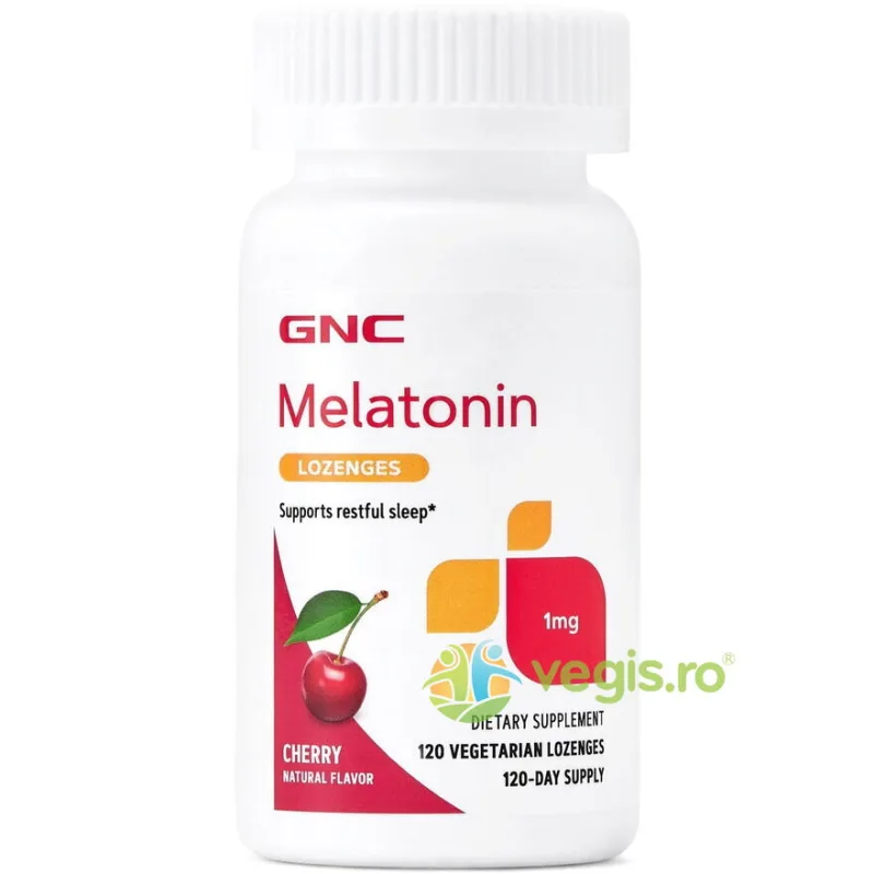 Melatonina Jeleuri cu Aroma de Cirese 1mg 120buc GNC — preț și oferte