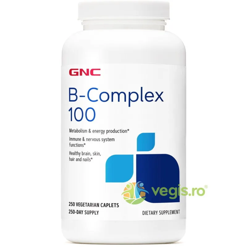 Complex de Vitamine B (B-Complex 100) 250tb GNC — preț și oferte