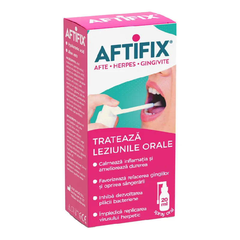 Spray oral Aftifix, 20 ml, Fiterman Pharma — preț și oferte