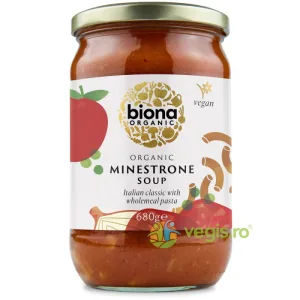 Supa Minestrone cu Legume si Paste Ecologica/Bio 680g