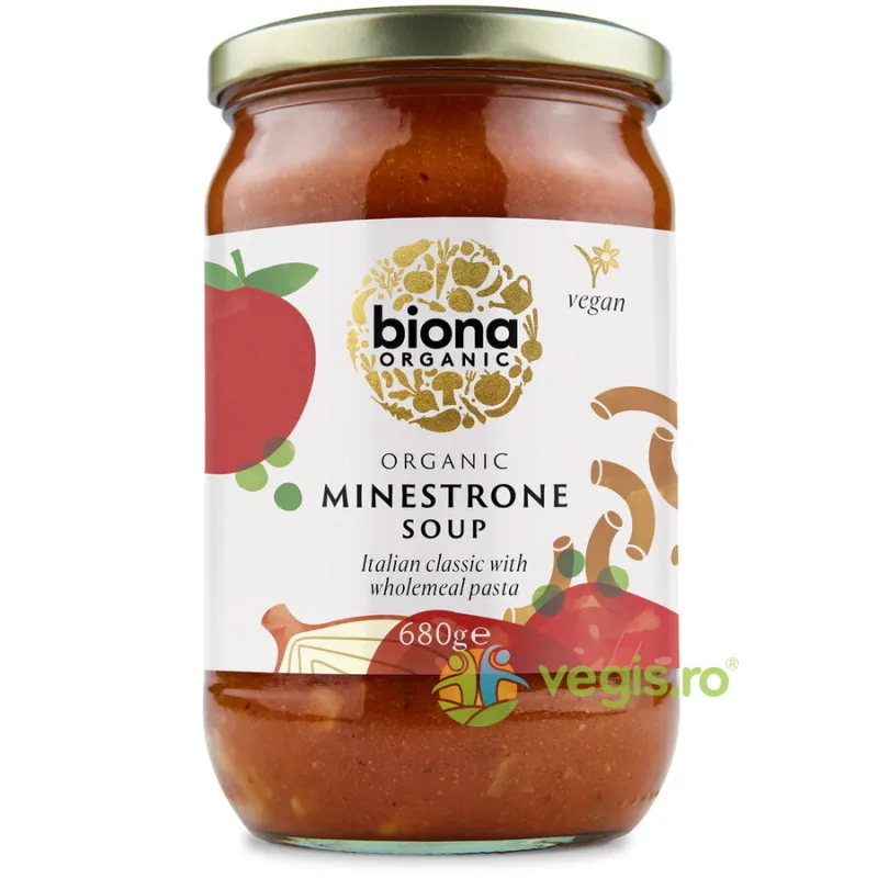 Supa Minestrone cu Legume si Paste Ecologica/Bio 680g BIONA — preț și oferte