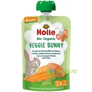 Piure pentru Copii cu Morcov, Cartof Dulce si Mazare +6 Luni Ecologic/Bio 100g