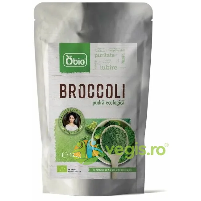 Broccoli Pudra Ecologica/Bio 125g OBio — preț și oferte
