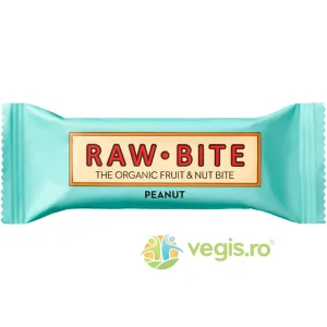 Baton Raw cu Arahide fara Zahar Adaugat si fara Gluten Ecologic/Bio 50g