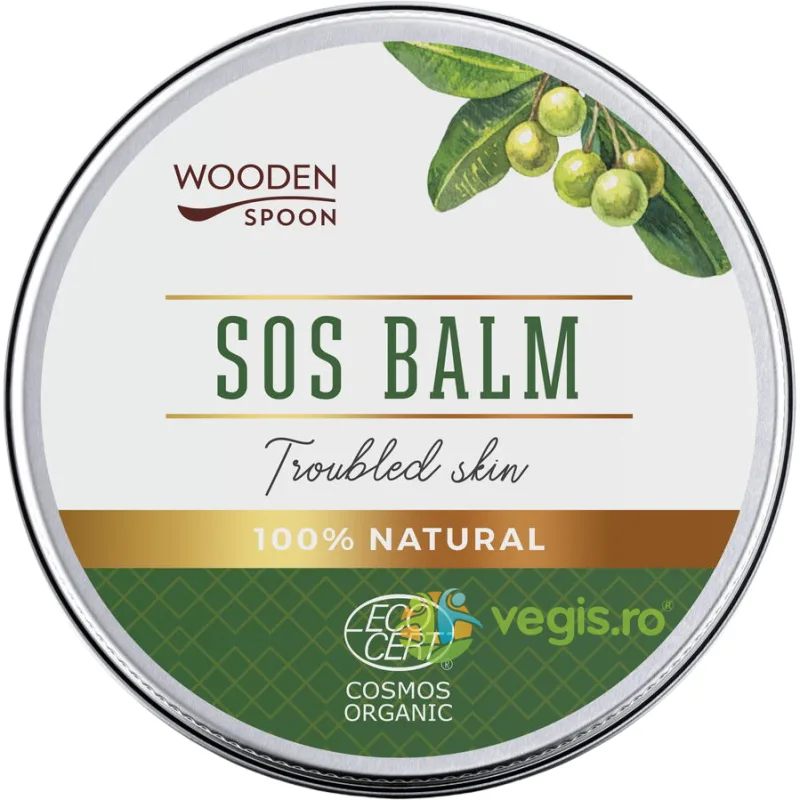 Balsam SOS pentru Piele cu Probleme cu Oxid de Zinc Bio 60ml WOODEN&nbsp;SPOON — preț și oferte