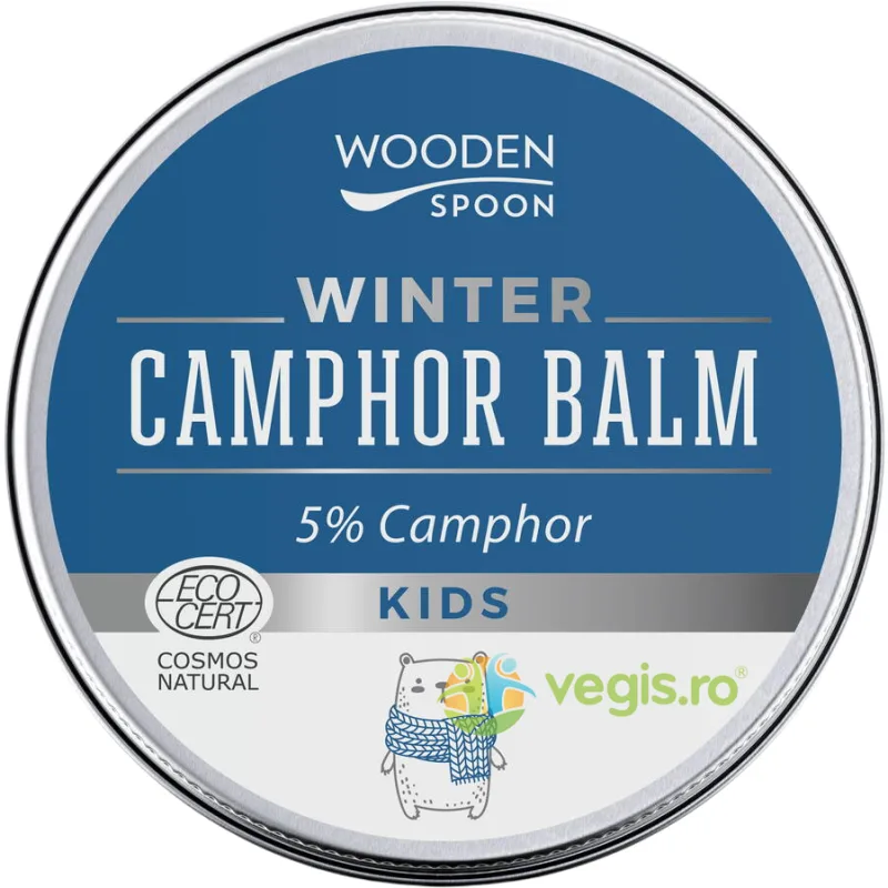 Balsam de Iarna pentru Copii cu 5% Camfor 60ml WOODEN&nbsp;SPOON — preț și oferte