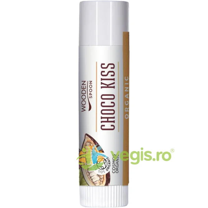 Balsam de Buze Choco Kiss Bio 4.3ml WOODEN&nbsp;SPOON — preț și oferte