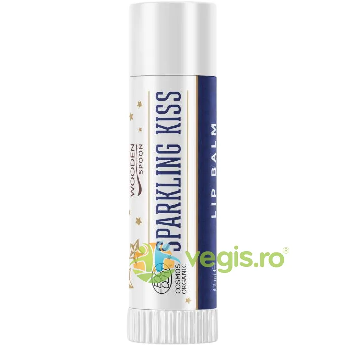 Balsam de Buze Sparkling Kiss Bio 4.3ml WOODEN&nbsp;SPOON — preț și oferte