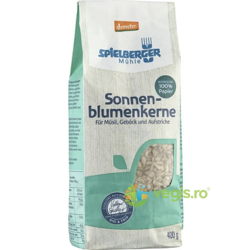Samburi de Floarea Soarelui Demeter Ecologici/Bio 400g SPIELBERGER — preț și oferte