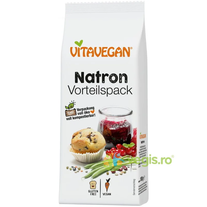 Bicarbonat de Sodiu fara Gluten 100g Biovegan — preț și oferte