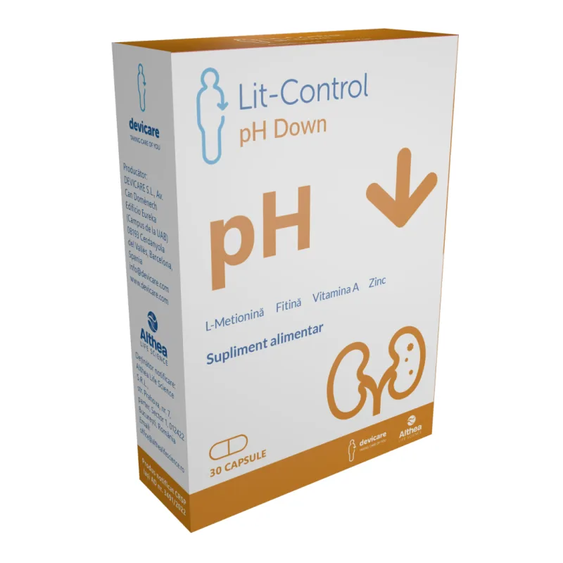 Lit Control Ph Down, 30 capsule, Devicare — preț și oferte