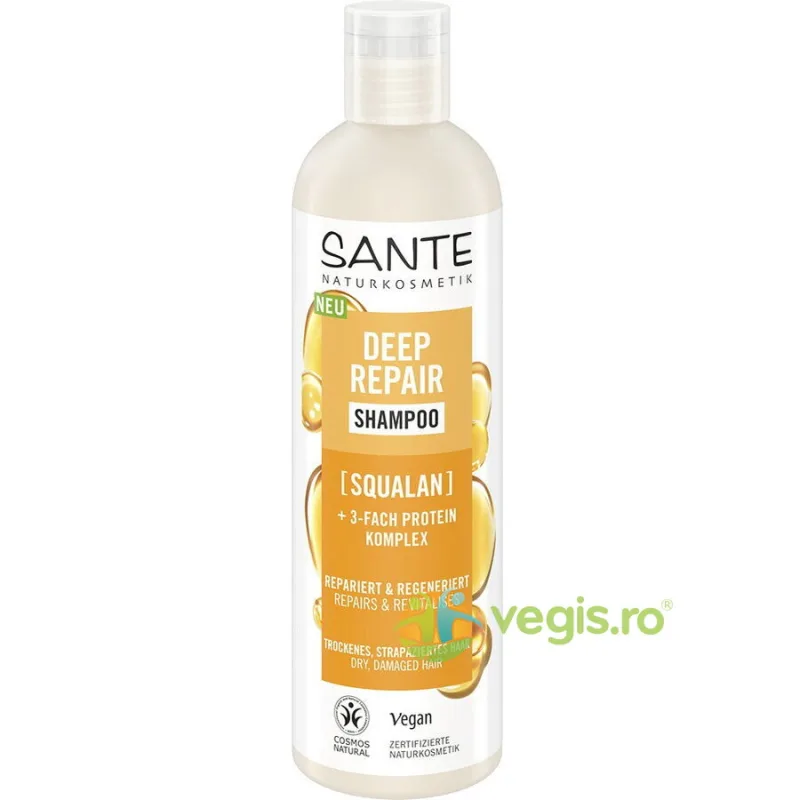 Sampon Regenerant si Reparator pentru Par Uscat si Deteriorat 250ml SANTE — preț și oferte