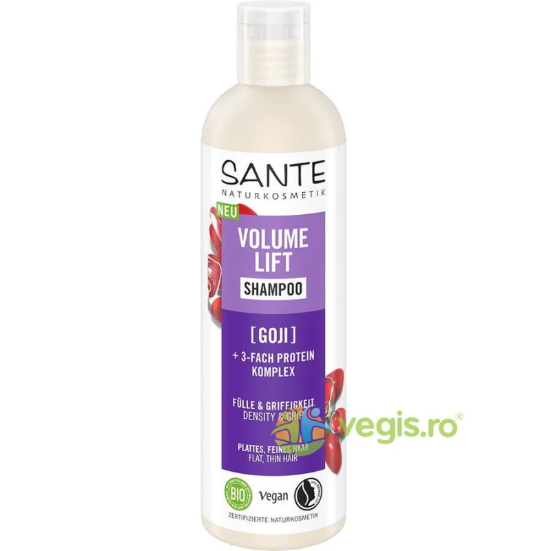 Sampon cu Goji cu Efect de Volum pentru Par Fin 250ml SANTE — preț și oferte