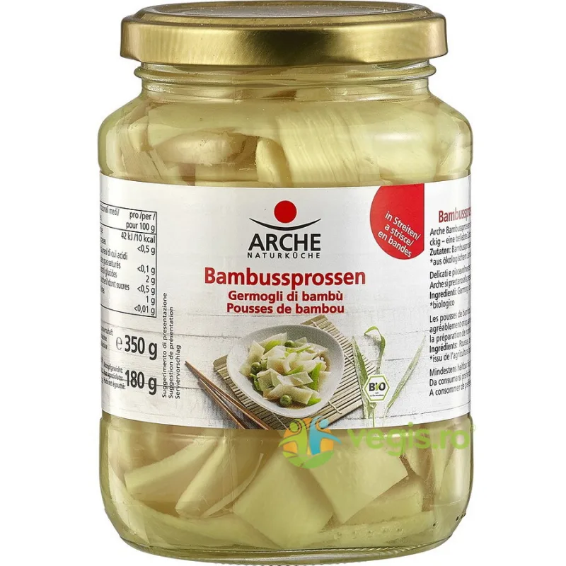 Muguri de Bambus la Borcan Ecologici/Bio 350g ARCHE — preț și oferte