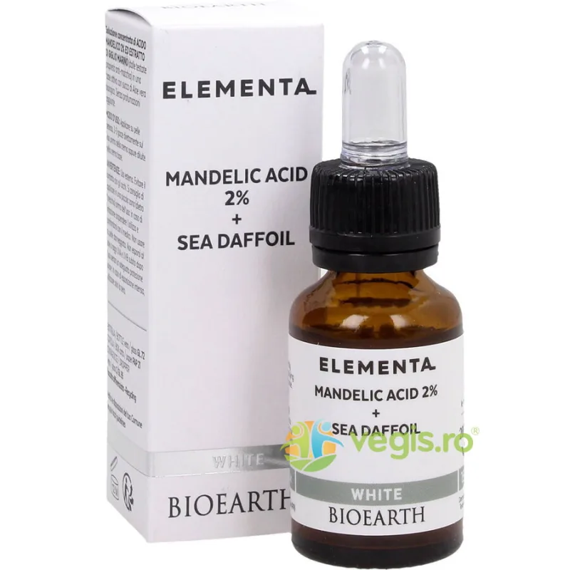 Ser cu Acid Mandelic 2% si Crin Marin Elementa 15ml Bioearth — preț și oferte