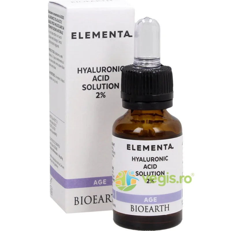 Ser de Fata Antirid cu Acid Hialuronic 2% Beauty Booster Elementa 30ml Bioearth — preț și oferte