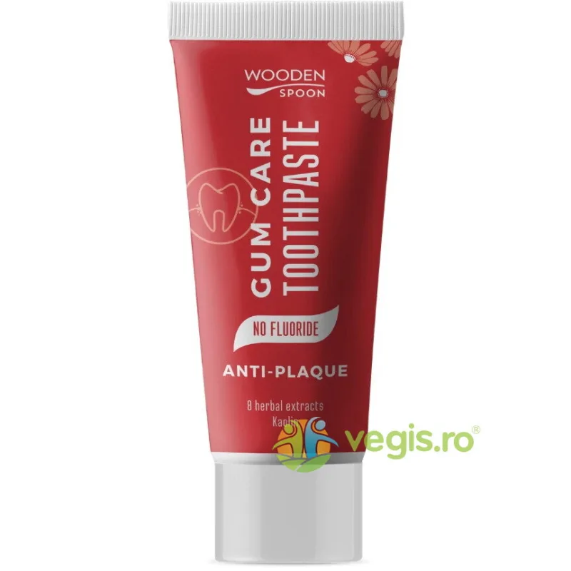 Pasta de Dinti Naturala fara Fluor Gum Care 75ml WOODEN&nbsp;SPOON — preț și oferte