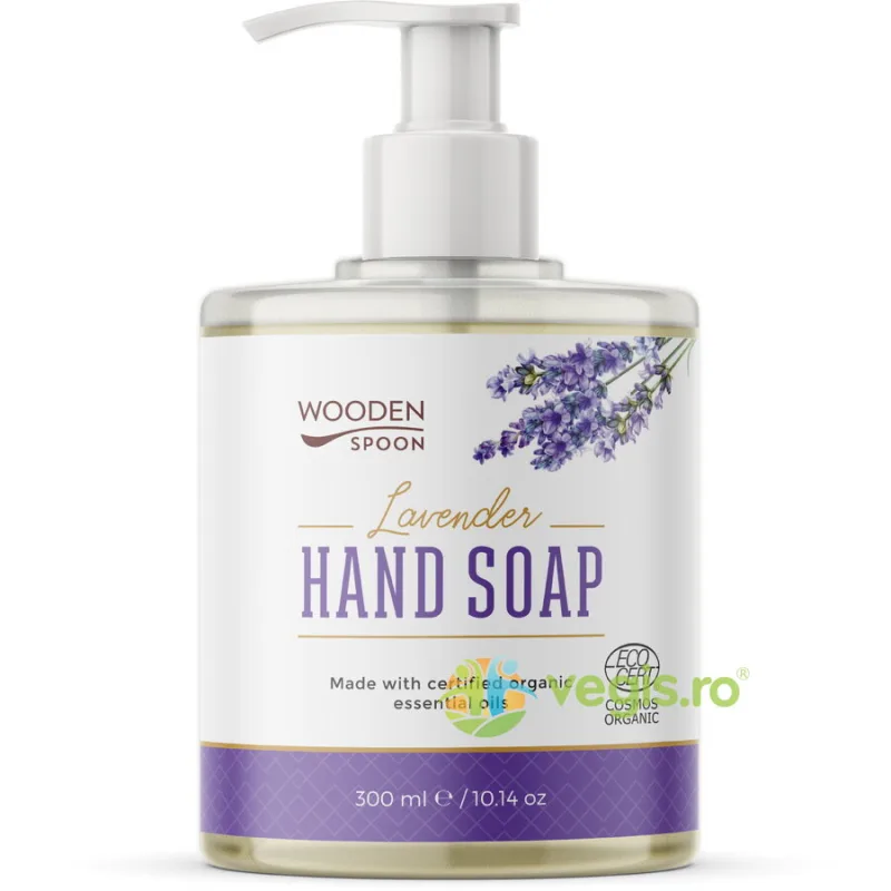 Sapun Lichid pentru Maini cu Lavanda Bio 300ml WOODEN&nbsp;SPOON — preț și oferte