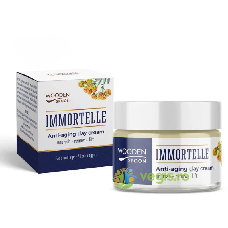 Crema de Zi Anti-Aging pentru Toate Tipurile de Ten cu Imortele 50ml — preț și oferte