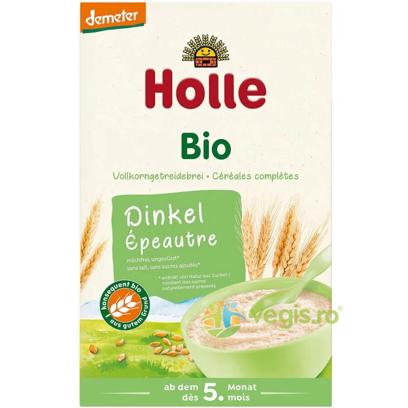 Terci de Spelta Integral pentru Copii +5 Luni Ecologic/Bio 250g HOLLE — preț și oferte