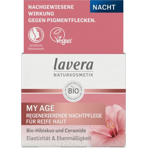 Crema de Noapte Regeneranta pentru Ten Matur cu Hibiscus si Ceramide My Age 50ml — preț și oferte