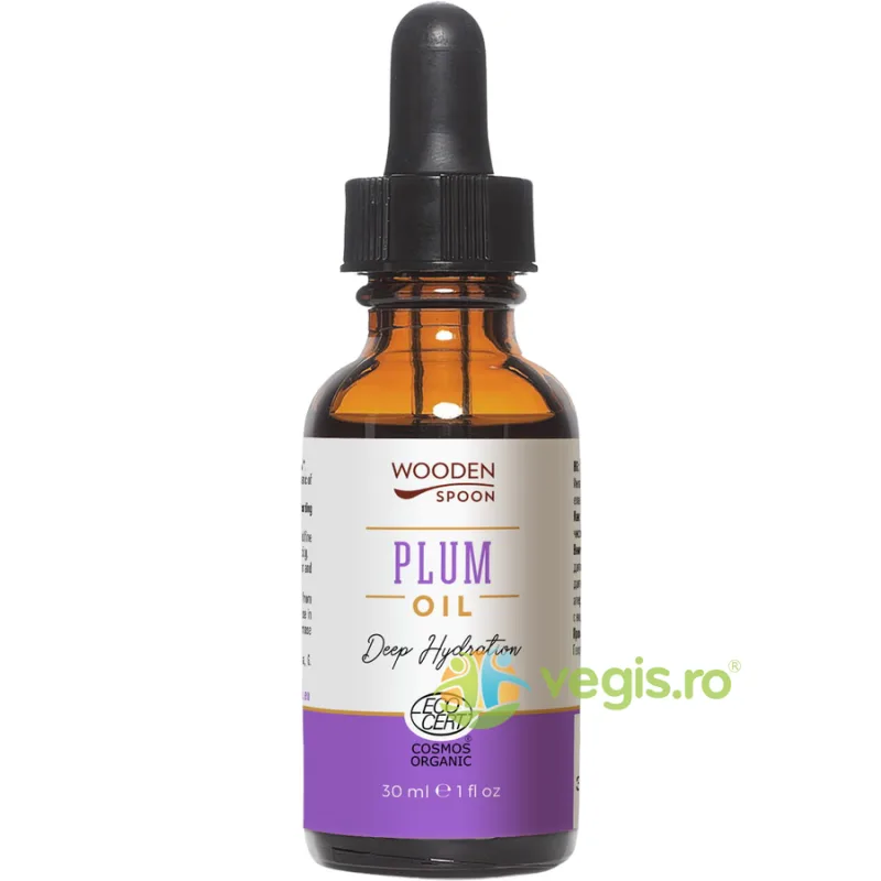 Ulei Hidratare Intensiva din Samburi de Prune Bio 30ml WOODEN&nbsp;SPOON — preț și oferte
