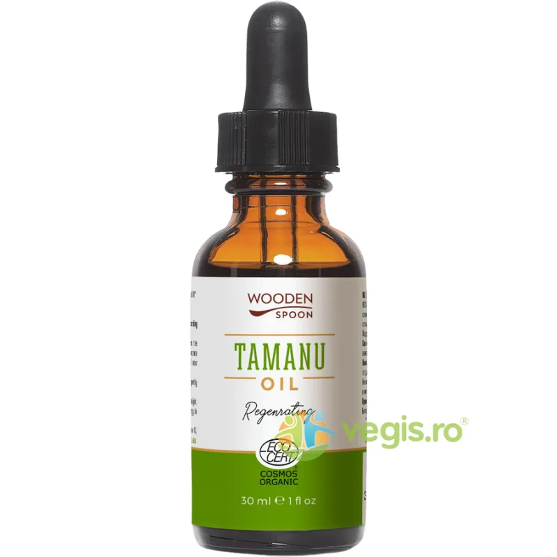 Ulei Regenerator de Tamanu Bio 30ml WOODEN&nbsp;SPOON — preț și oferte