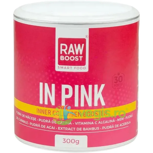 In Pink - Inner Collagen Booster fara Gluten 300g RAWBOOST — preț și oferte