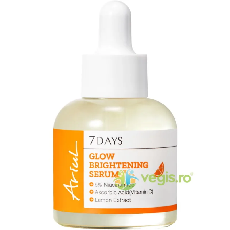 Ser de Fata pentru Luminozitate cu Niacinamide 5% si Vitamina C 7days Glow 20ml ARIUL — preț și oferte