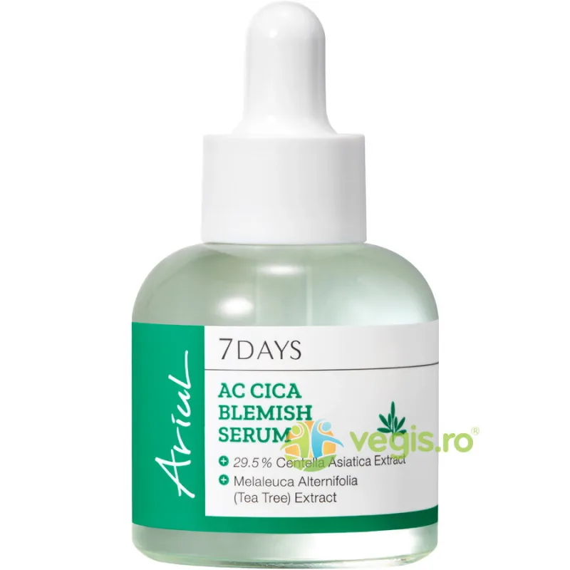 Ser Tratament pentru Acnee si Cosuri cu 30.5% Cica Solution + BHA si Extract de Tea Tree 20ml ARIUL — preț și oferte